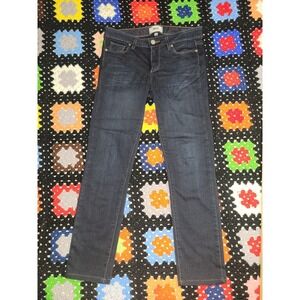 Paige Womens Skyline Skinny Dark Wash Jeans Size 27 (28x26)